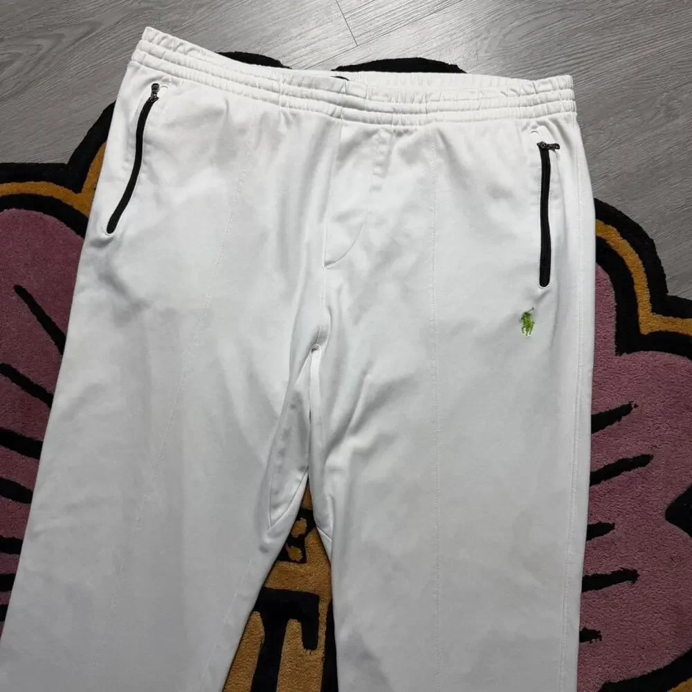 Polo Ralph Lauren Embroidered Logo Regular Fit Sweatpants SIze Large White